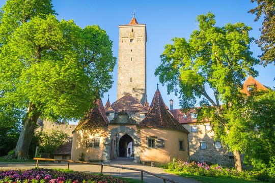 Rothenburg ob der Tauber, Castle Tower and Gate