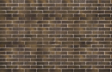 Brick wall of gray yellow bricks
