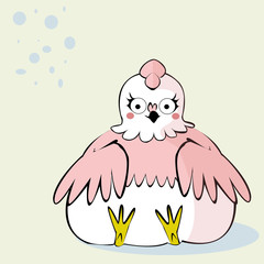  Pink chicken