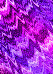 Abstract pattern chaotic zigzag shape in the purple and magenta shades
