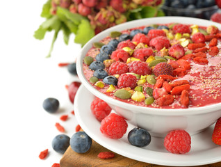 Dietary smoothies with berries