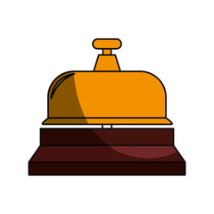 Hotel ring bell icon vector illustration graphic design