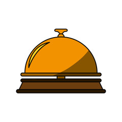 Hotel ring bell icon vector illustration graphic design