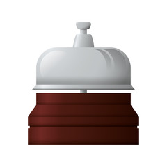 Hotel ring bell icon vector illustration graphic design