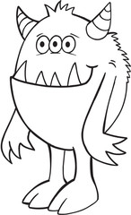 Monster Vector Illustration Art