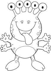 Monster Vector Illustration Art