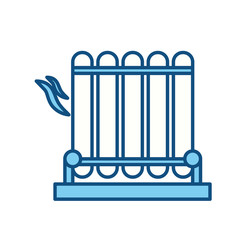 electric grill symbol icon vector illustration graphic design