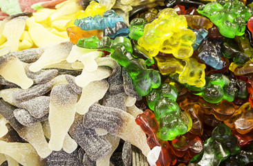 Jellybeans liquorice sugar