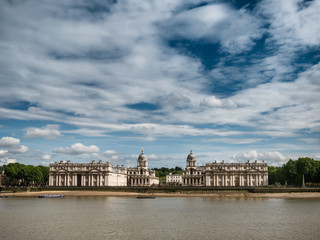 Old Royal Naval College in Greenwich Village, London