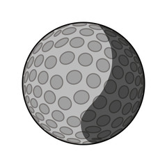 Golf ball isolated icon vector illustration graphic design