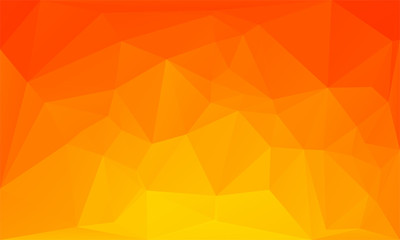 triangles abstract background - fiery orange