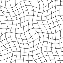 Vector floral background of drawn lines