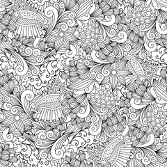 Floral vintage ornamental background