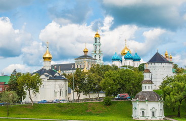 Fototapeta na wymiar Trinity-St. Sergius Lavra in Sergiev Posad