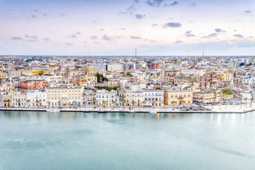Obraz premium Aerial panorama of Brindisi, Puglia, Italy