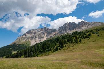 Fototapeta na wymiar Latemar Dolomites