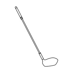Golf club stick icon vector illustration graphic design