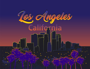 Fototapeta premium Loa Angeles California