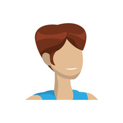 Anonymous man faceless icon vector illustration graphic design