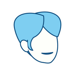 Anonymous man faceless icon vector illustration graphic design