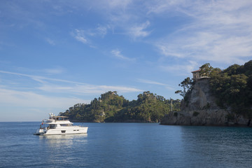 Fototapeta na wymiar Bay of Portofino (Italy)