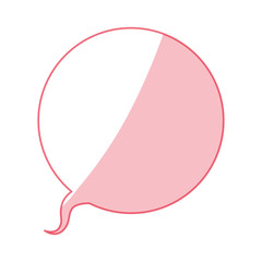 Bubble chat speakbox icon vector illustration graphic design