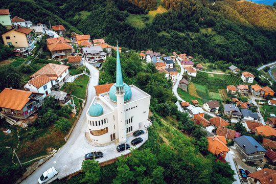 Zeljezno Polje, Orcevici, aerial view