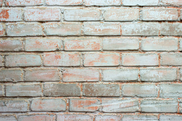 Obraz premium Light misty brick wall, background, texture