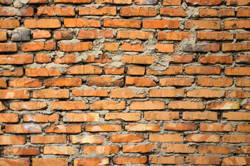 old red brick wall texture