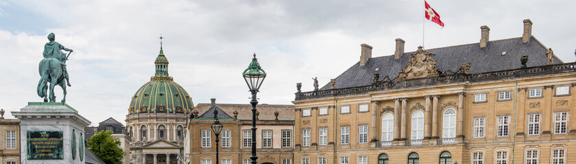 Fototapeta na wymiar Amalienborg Slot København