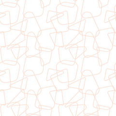 Fototapeta na wymiar Modern vector seamless pattern with abstract geometric shapes.