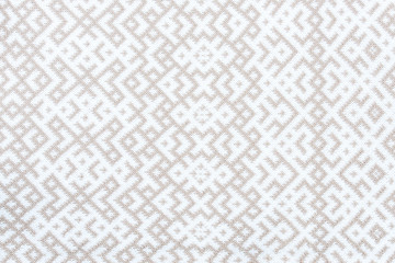 Knitted texture with the pattern of National symbol of Latvia - Lielvardes (place in Latvia) belt...