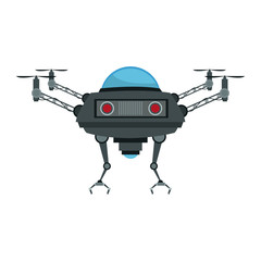 drone fly gadget technology remote propeller innovation vector illustration