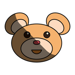 Teddy bear toy icon vector illustration graphic design
