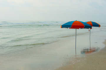 unbrella on the beach 