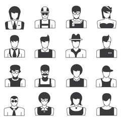 people avatar, user avatar icons