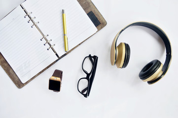 Hip Hop Office Desk Top View