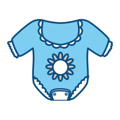 Baby cute clothing icon vector illustration graphic design