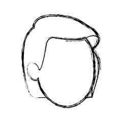 woman cartoon young portrait character female vector illustration