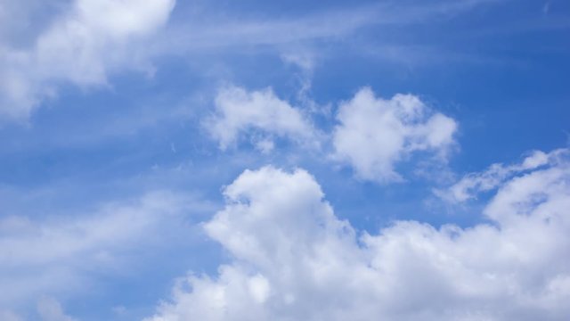 六月　流れる雲　タイムラプス