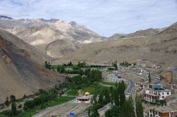 Fototapeta na wymiar Village of Lamayuru in Ladakh, India