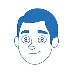 businessman profile male portrait man vector illustration