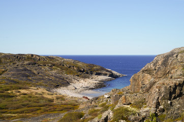 The coast of the Barents sea