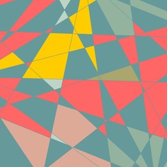 Low poly design template. Polygonal mosaic background