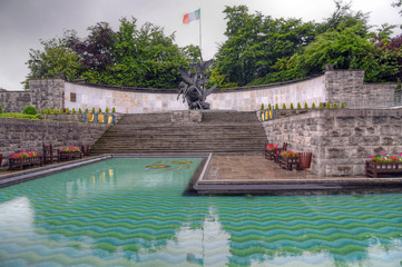 Garden of Remembrance in Dublin, Ireland.