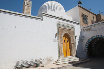 traditional arabian building in Tunisia, Hammamet
