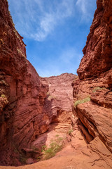 Garganta del diablo in Quebrada de las Conchas, Salta, Argentina