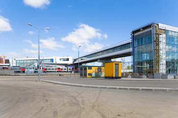 The new station of the Moscow central ring 