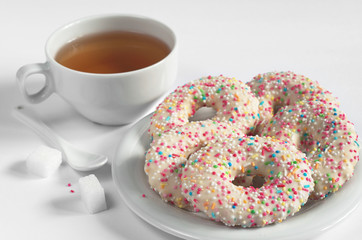 Tea and sugar cookies