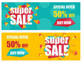 Super Sale banners template
